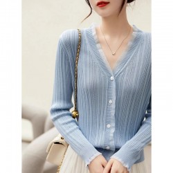 A175#冰爽丝开衫