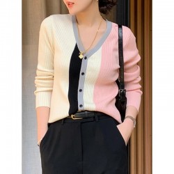 A1756#包芯纱开衫